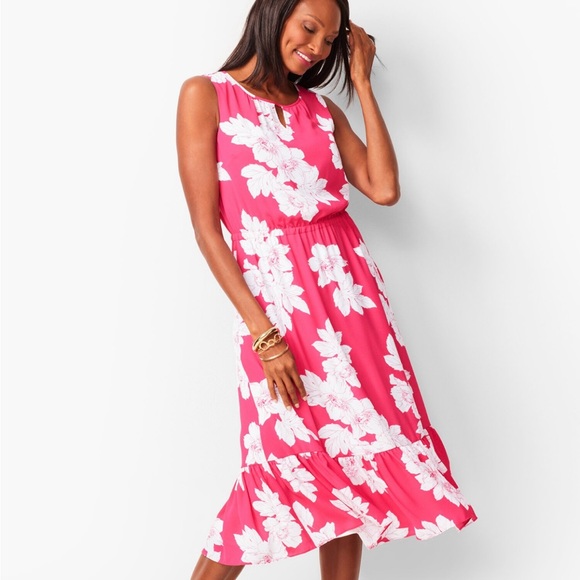 Talbots Dresses & Skirts - 🌟HP🌟 Talbots Pink Floral Dress